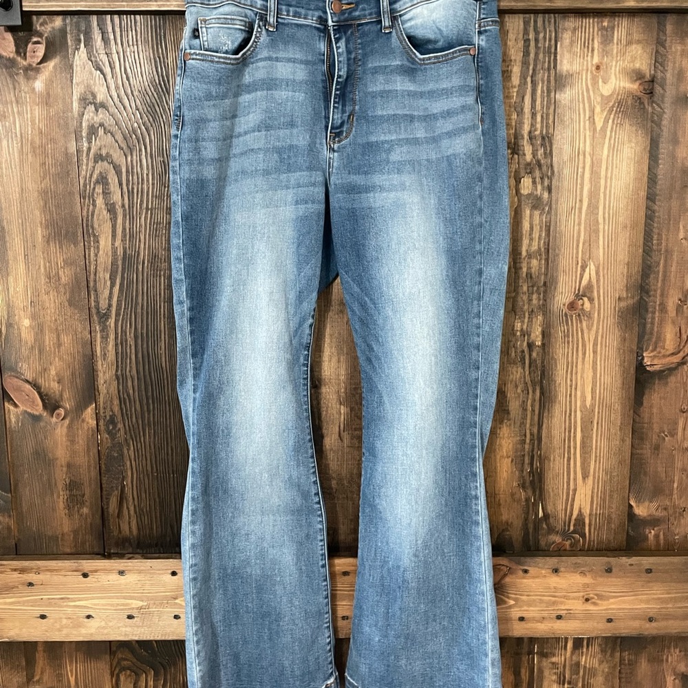 Judy Blue Trouser Flare Jeans size 14W